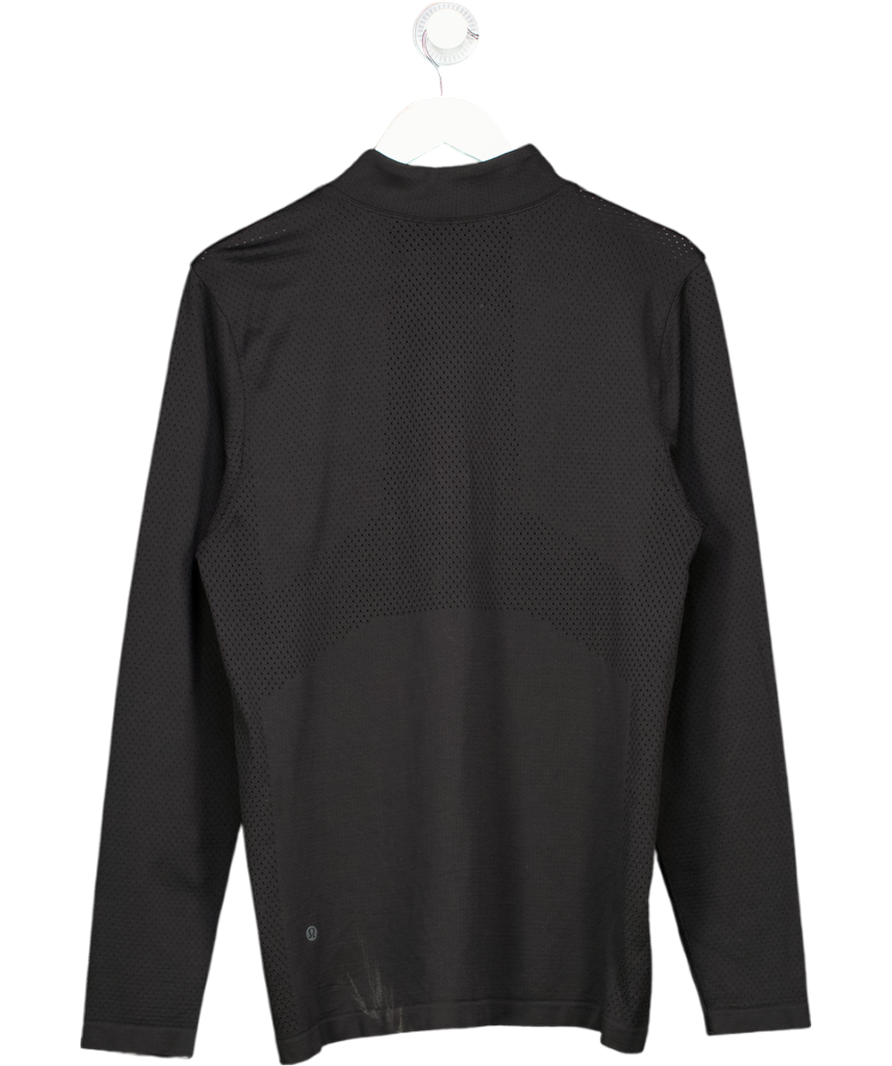 Lululemon Black Light-weight Quater Zip UK S