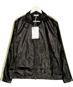1886 Black Water Resistant Nylon Zipper Jacket UK XS