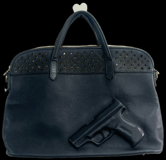 VLIEGER & VANDAM Black Embossed Gun Laptop Bag Pre-owned