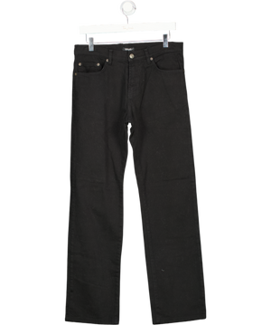 VERSACE JEANS COUTURE Black Mid-rise Straight Cut Jeans It 44 W30