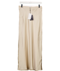 REISS 100% Silk Slip Maxi Skirt In Champagne Beige UK 10