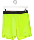 gymshark Neon Yellow Training Shorts UK S