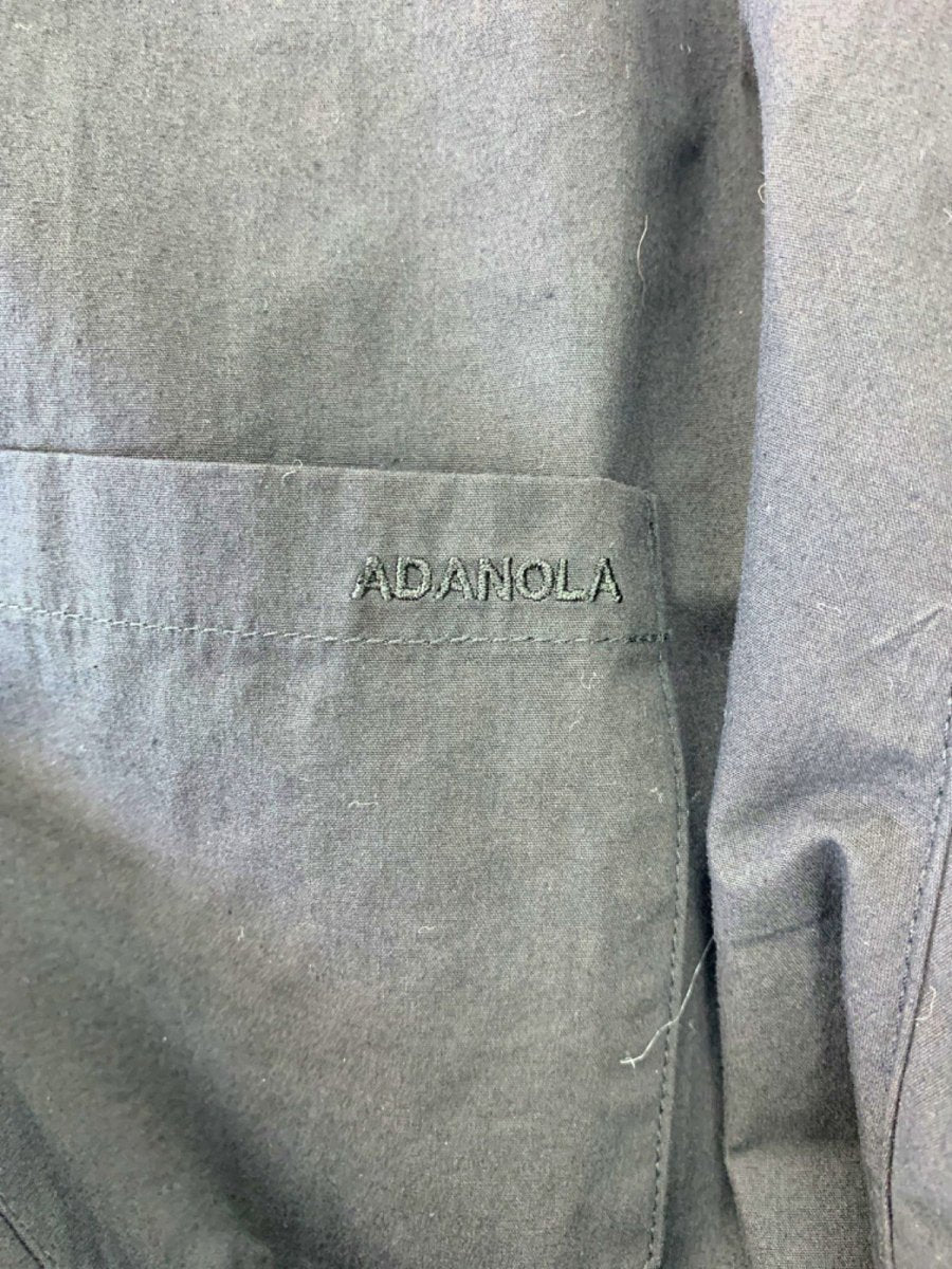 Adanola Black Organic Cotton Button - Up Shirt UK S - Reliked