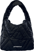Adanola Black Quilted Shoulder Bag - Reliked