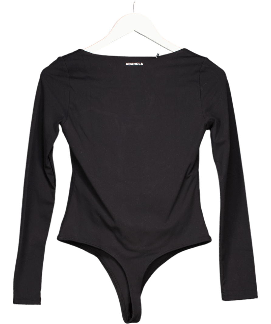 Adanola Black Ultimate Slim - fit Stretch - recycled Polyamide Bodysuit UK L - Reliked