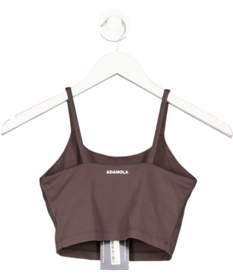 Adanola Brown Coffee Bean Tank Top UK S - Reliked