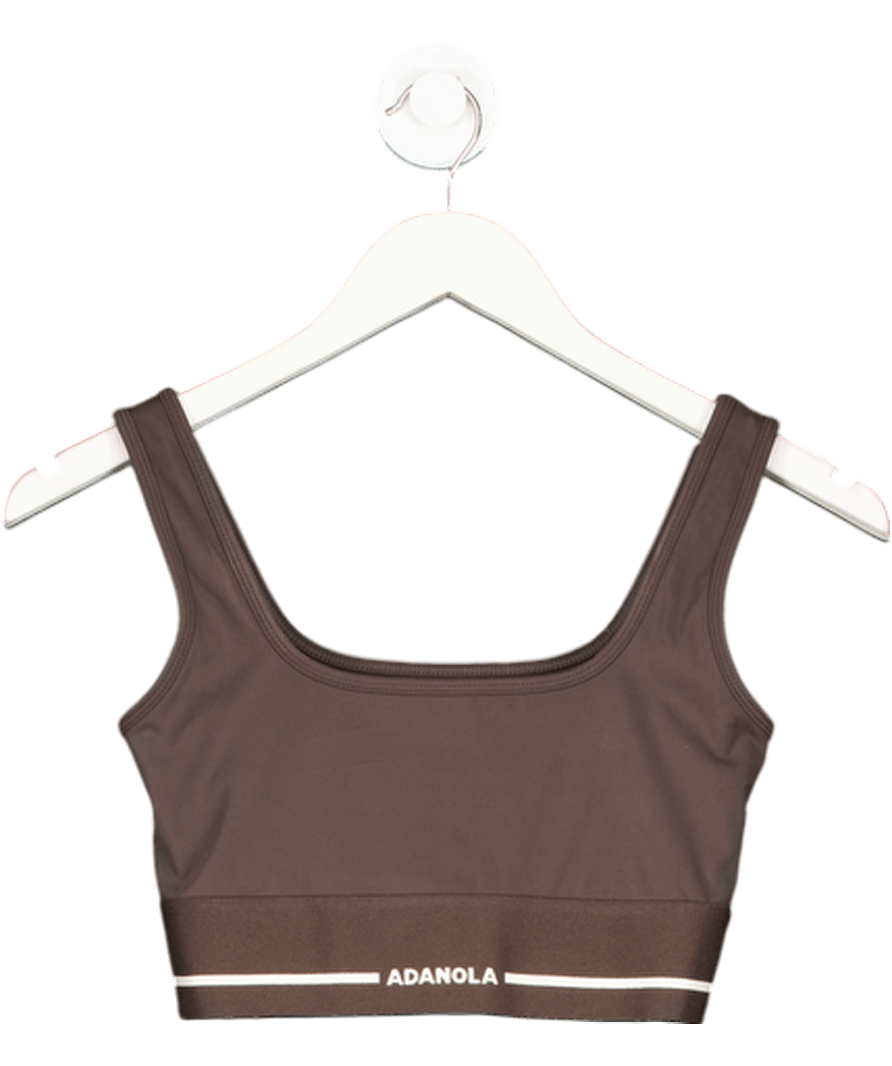 Adanola Brown Ultimate Branded Sports Bra UK S - Reliked