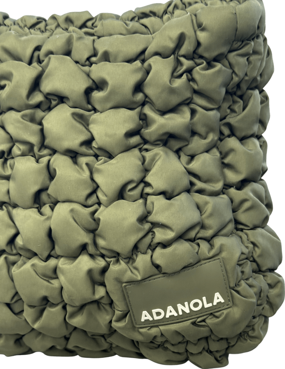 Adanola Green Quilted Shoulder Bag - Reliked