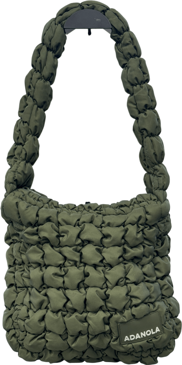 Adanola Green Quilted Shoulder Bag - Reliked