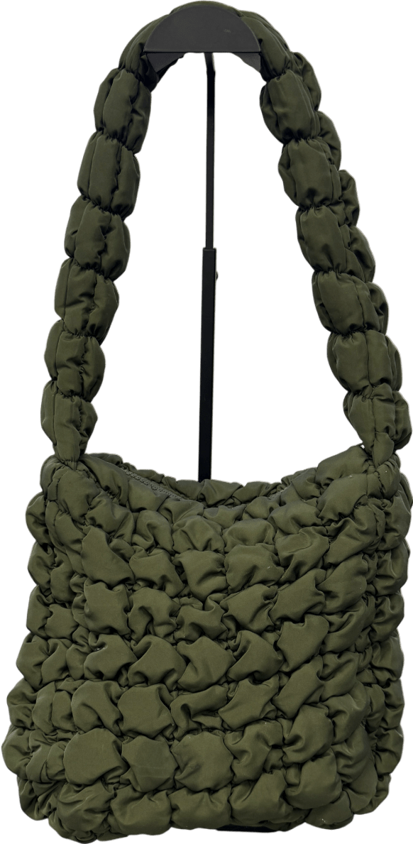 Adanola Green Quilted Shoulder Bag - Reliked