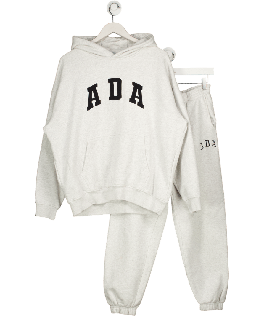 Adanola Grey Ada Oversized Hoodie And Joggers UK S/M - Reliked