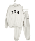 Adanola Grey Ada Oversized Hoodie And Joggers UK S/M - Reliked