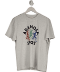 Adanola Grey Sport Short Sleeve Oversized T-shirt UK S - Reliked