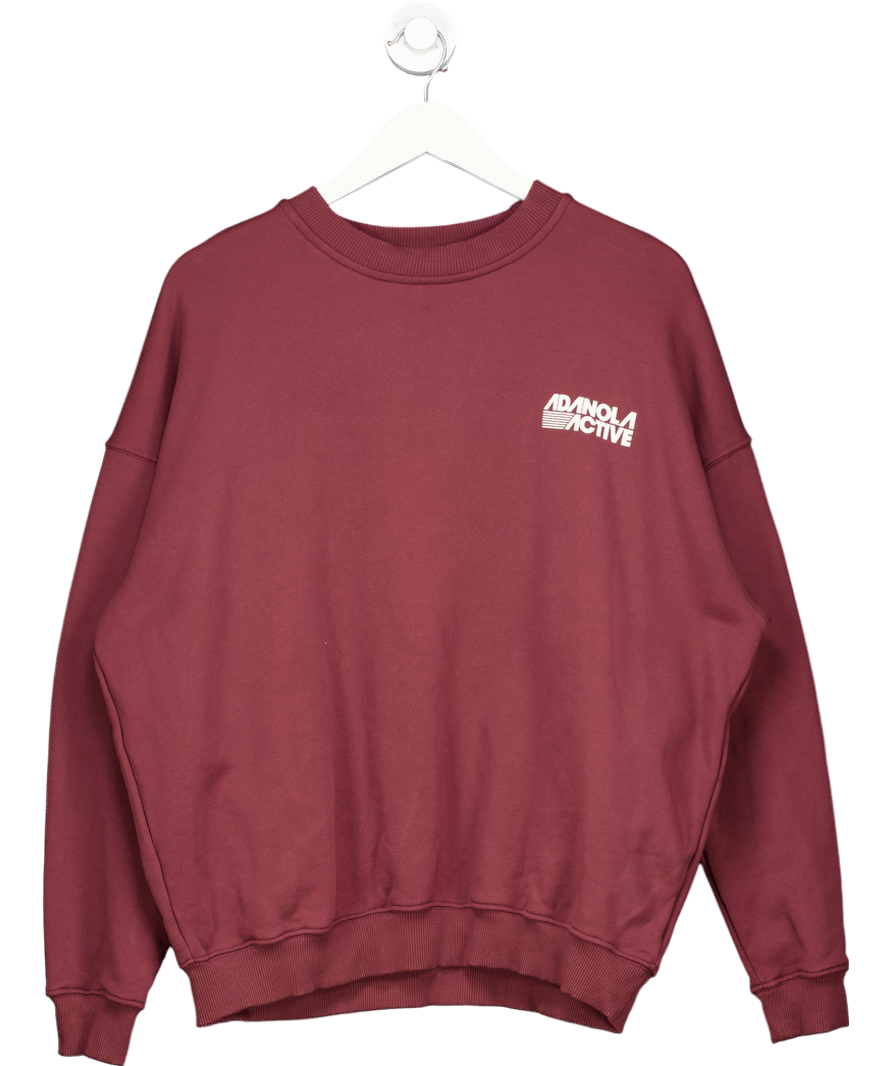 Adanola Red Active Burgundy Sweatshirt UK M - Reliked