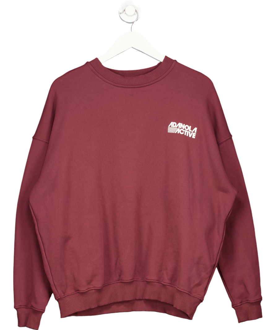 Adanola Red Active Burgundy Sweatshirt UK M - Reliked