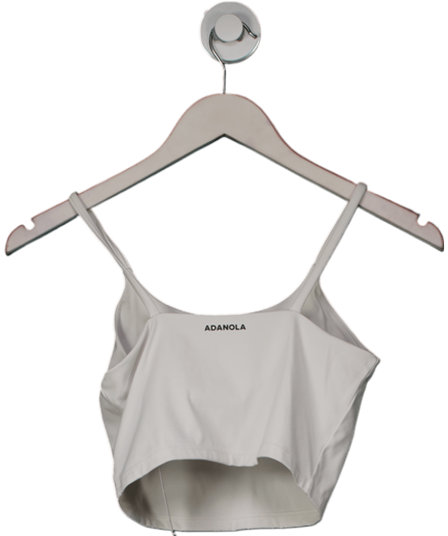 Adanola White Ultimate Tank Bra UK S - Reliked