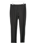 Whistles Mid-rise Black Tailored Tapered Trousers UK 10