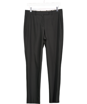 Whistles Mid-rise Black Tailored Tapered Trousers UK 10