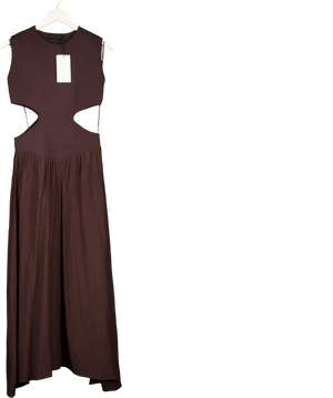 ZARA Brown Maxi Dress UK S