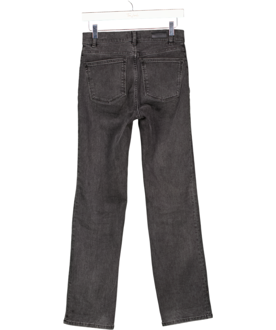 DL1961 Washed Black Patti Straight High Rise Vintage 31” Inseam Jeans W25