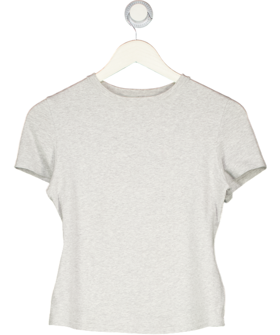 SKIMS Grey Cotton-jersey T-shirt UK M