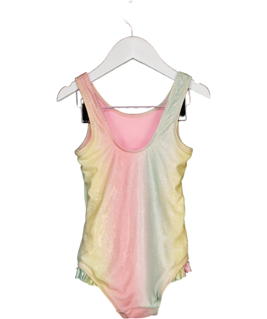 H&M Multicoloured Kids Glitter Pastel Ombre Swimsuit 5 Years
