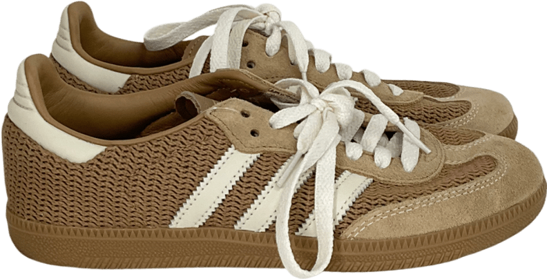 adidas Beige Samba Og Shoes UK 4 EU 37 👠 - Reliked