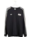 adidas Black Oasis Tour 3 - stripes Longsleeve Tee UK XL - Reliked