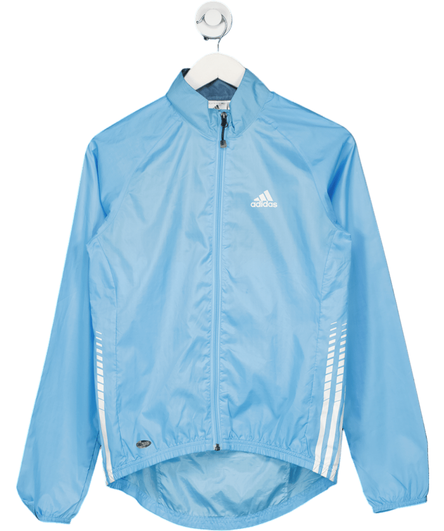 adidas Blue Lightweight Cagoule Jacket UK M - Reliked