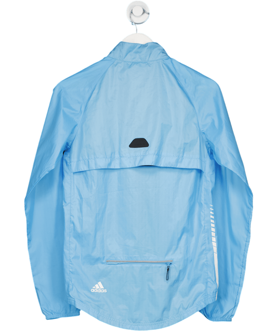adidas Blue Lightweight Cagoule Jacket UK M - Reliked