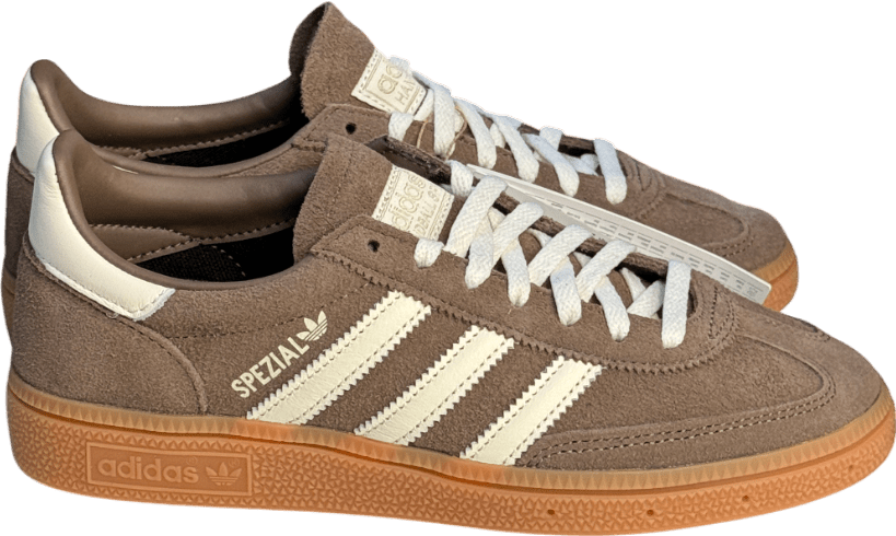 adidas Brown Originals Brown/white Handball Spezial Trainers UK 4.5 EU 37.5 👠 - Reliked