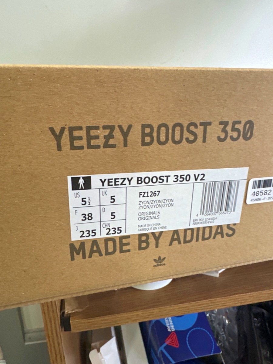 Adidas FZ1267 Yeezy Boost 350 V2 'Zyon' Trainers UK 5 👟 - Reliked