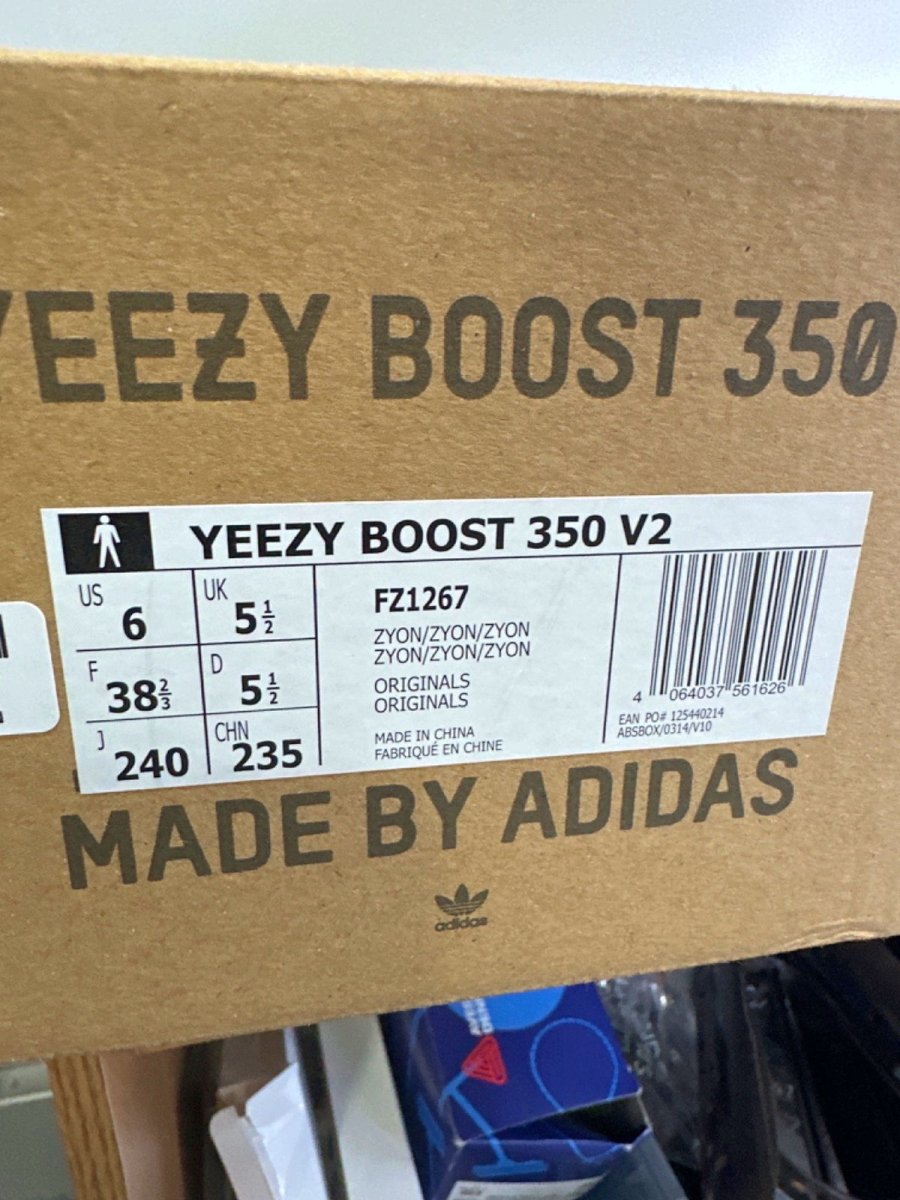 Adidas FZ1267 Yeezy Boost 350 V2 Zyon Trainers UK 5.5 👟 - Reliked