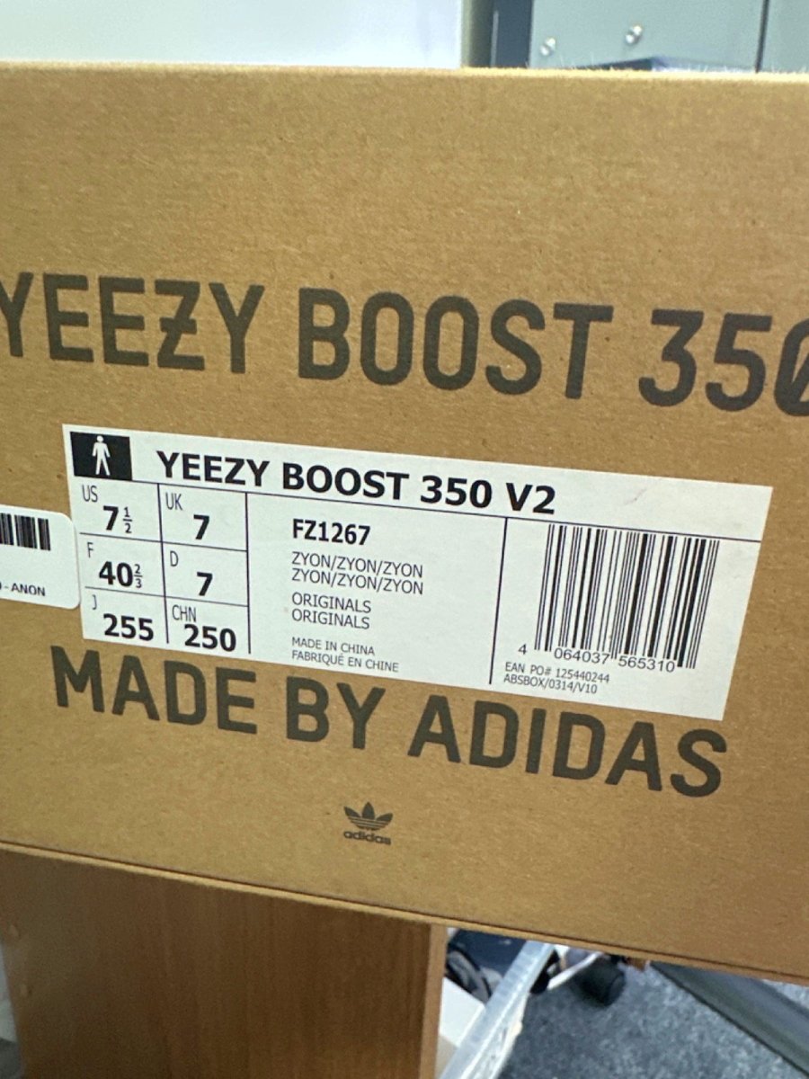 Adidas FZ1267 Yeezy Boost 350 V2 Zyon Trainers UK 7 👟 - Reliked