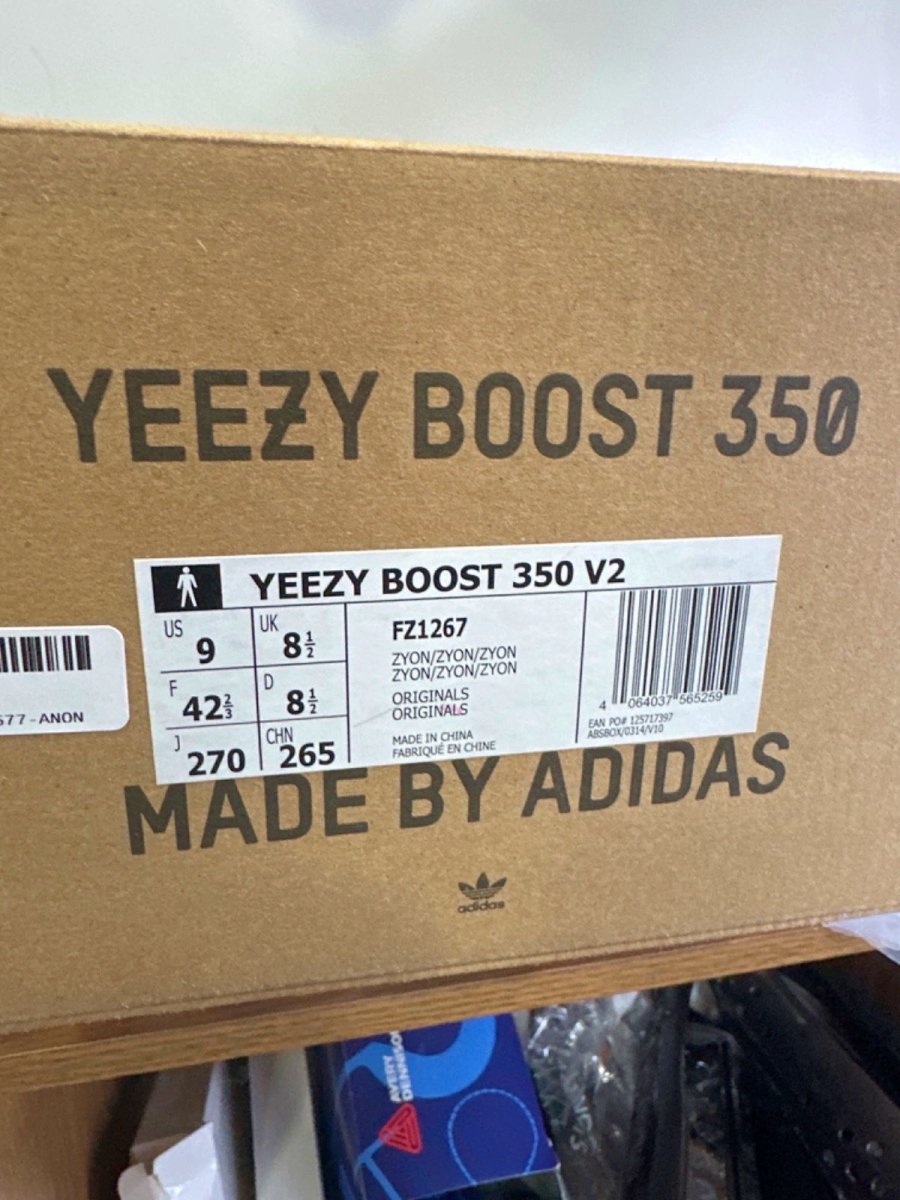 Adidas FZ1267 Yeezy Boost 350 V2 Zyon Trainers UK 8.5 👟 - Reliked
