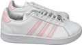 adidas Grand Court Base 2.0 - White / Baby Pink UK 7.5 EU 41.5 👞 - Reliked