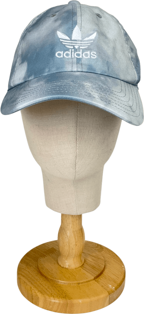 adidas Grey Originals Strapback Cap In Gray Tie Dye One Size - Reliked