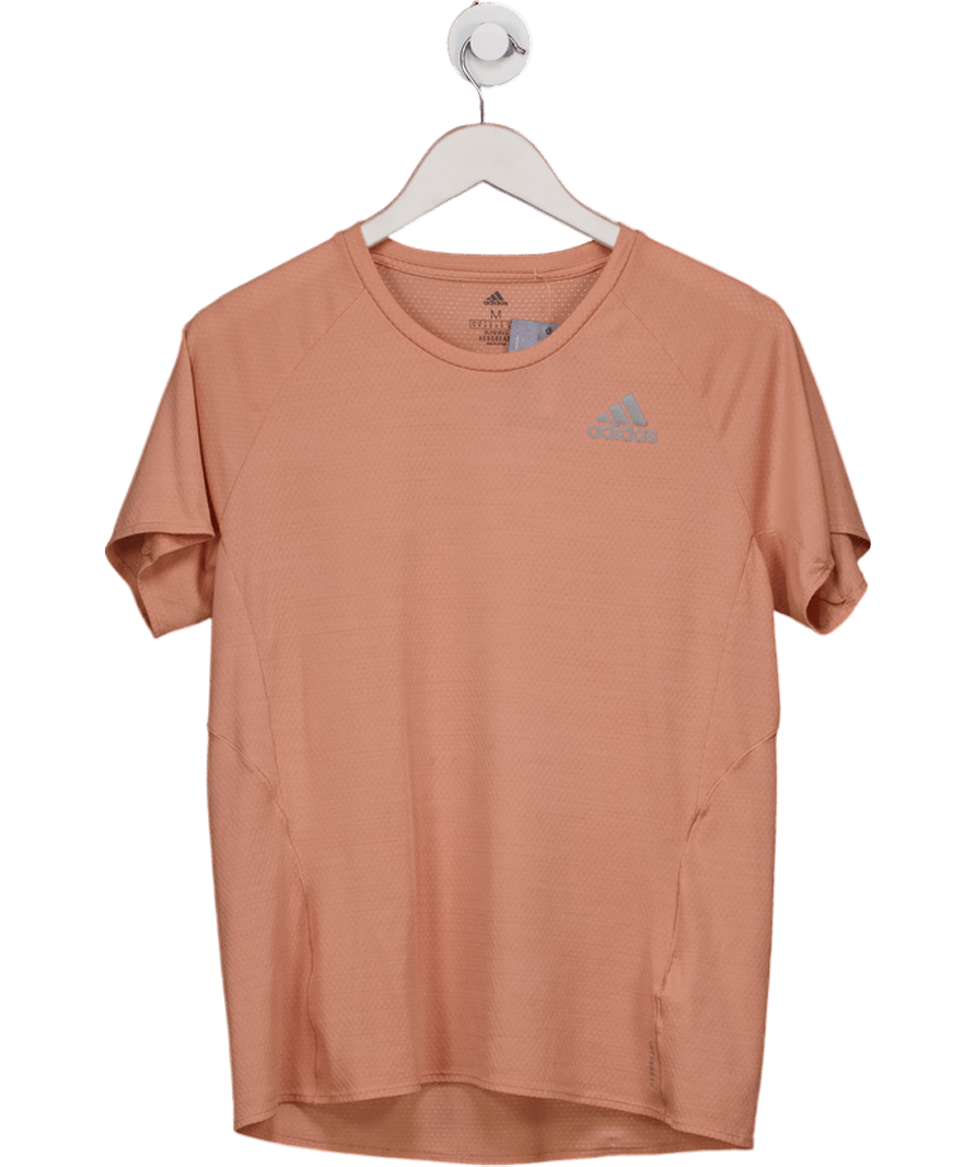 adidas Light Orange Running T-shirt UK M - Reliked