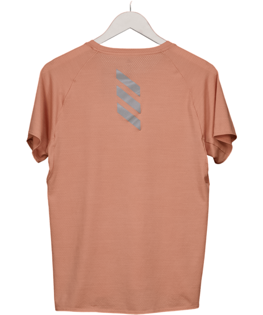 adidas Light Orange Running T-shirt UK M - Reliked