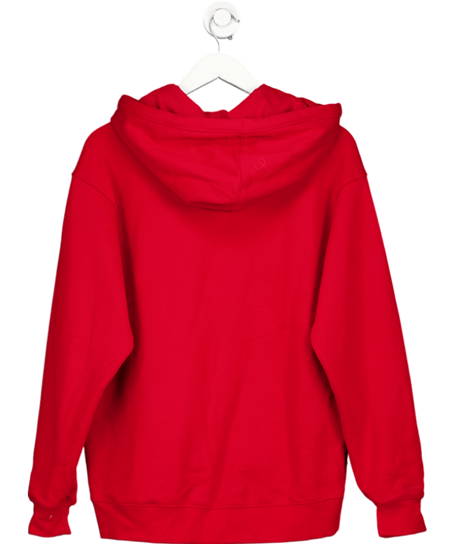 adidas Red X Ivy Park Drawstring Hoodie UK XS - Reliked