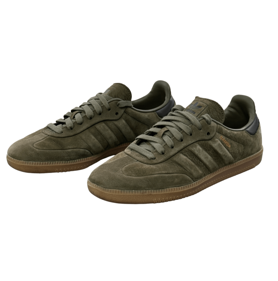 adidas Samba Olive Green Strata & Gum UK 7 EU 40 👠 - Reliked