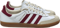adidas Samba Sporty & Rich White Collegiate Burgundy Trainers UK 7.5 EU 40.5 👠 - Reliked