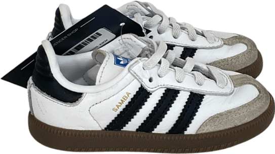 adidas White Samba Og Shoes UK 5 EU 21.5 👼 - Reliked