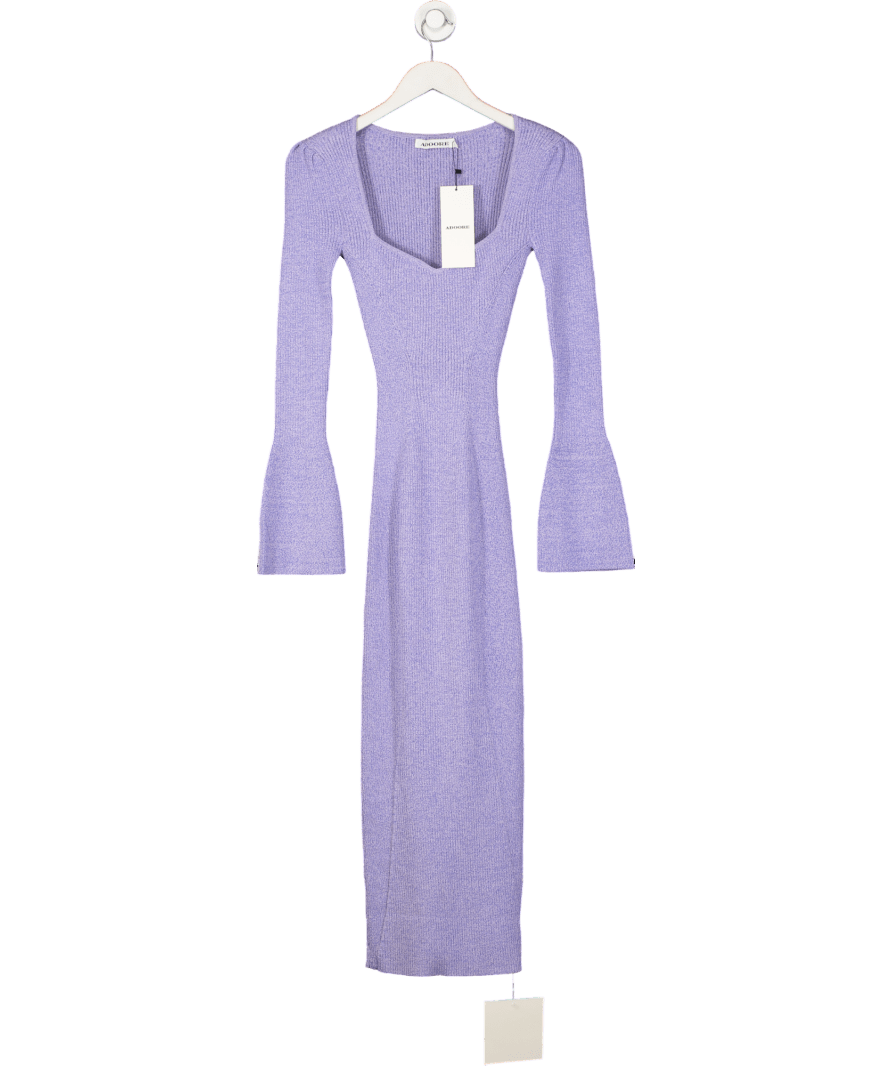 Adoore Purple Riano Midi Dress UK 4 - Reliked