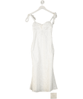 Adoore White Belgatto Midi Dress UK 6 - Reliked