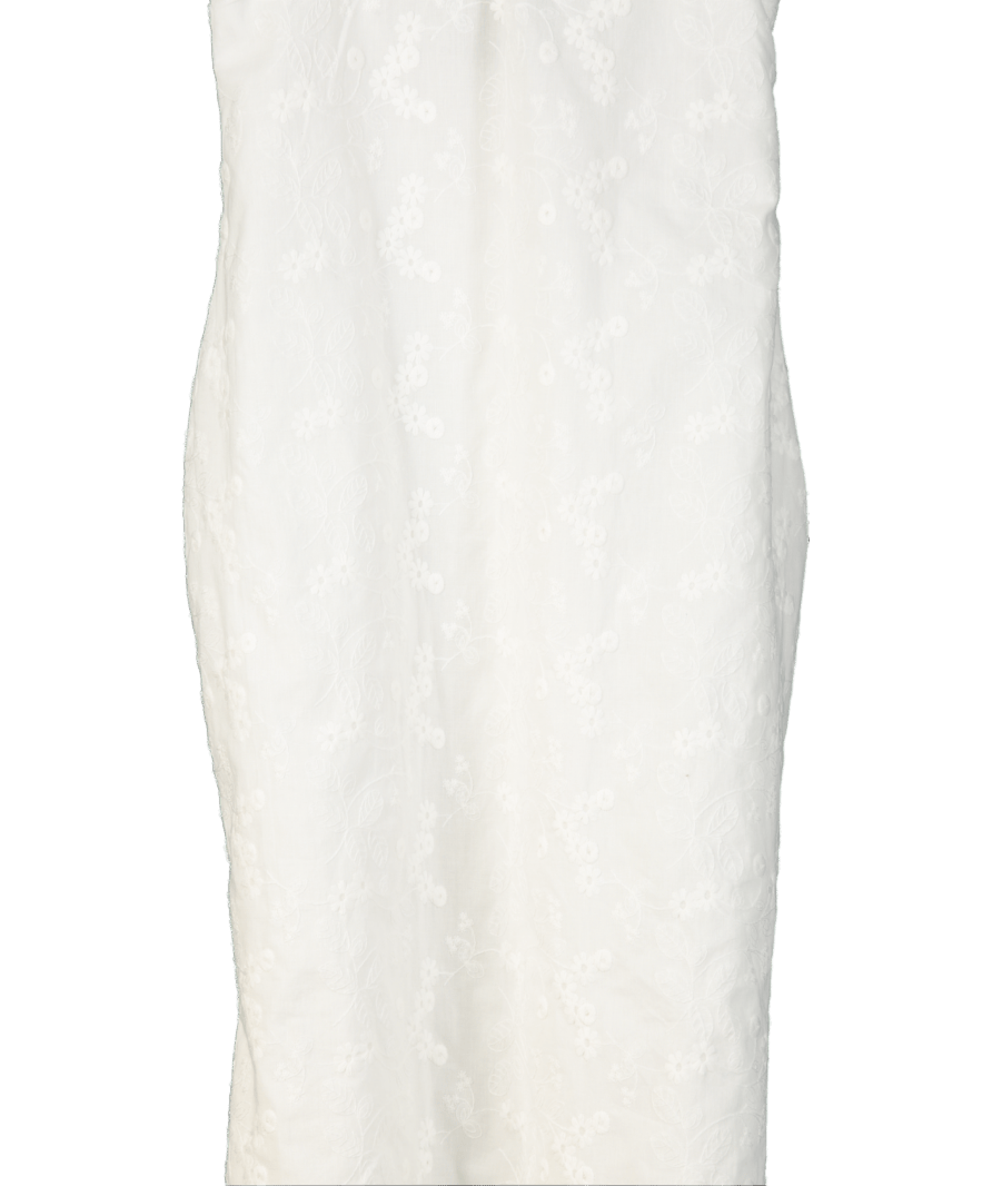 Adoore White Belgatto Midi Dress UK 6 - Reliked