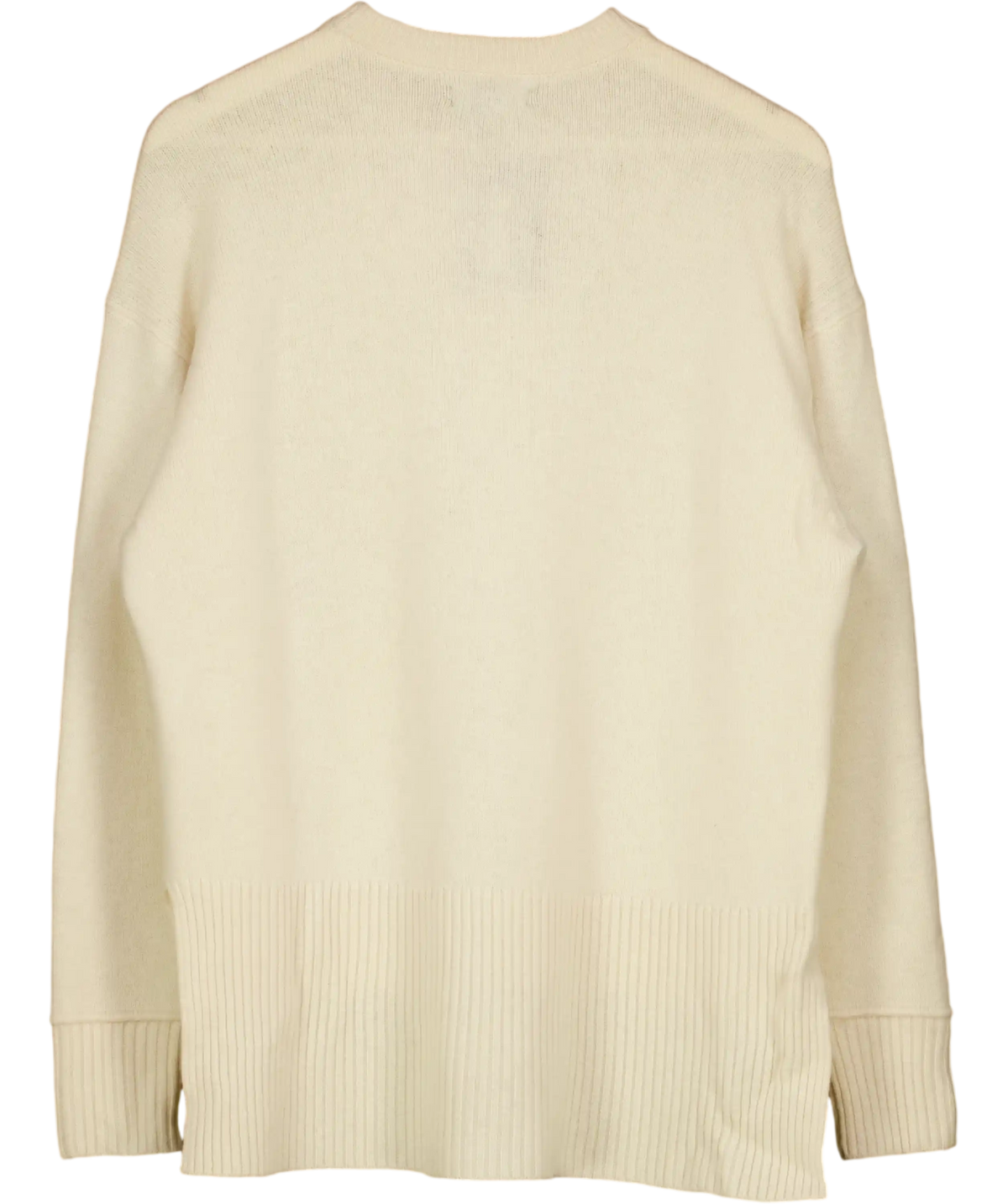 RIVER ISLAND Studio Cream Oversized Crew Neck Jumper UK S