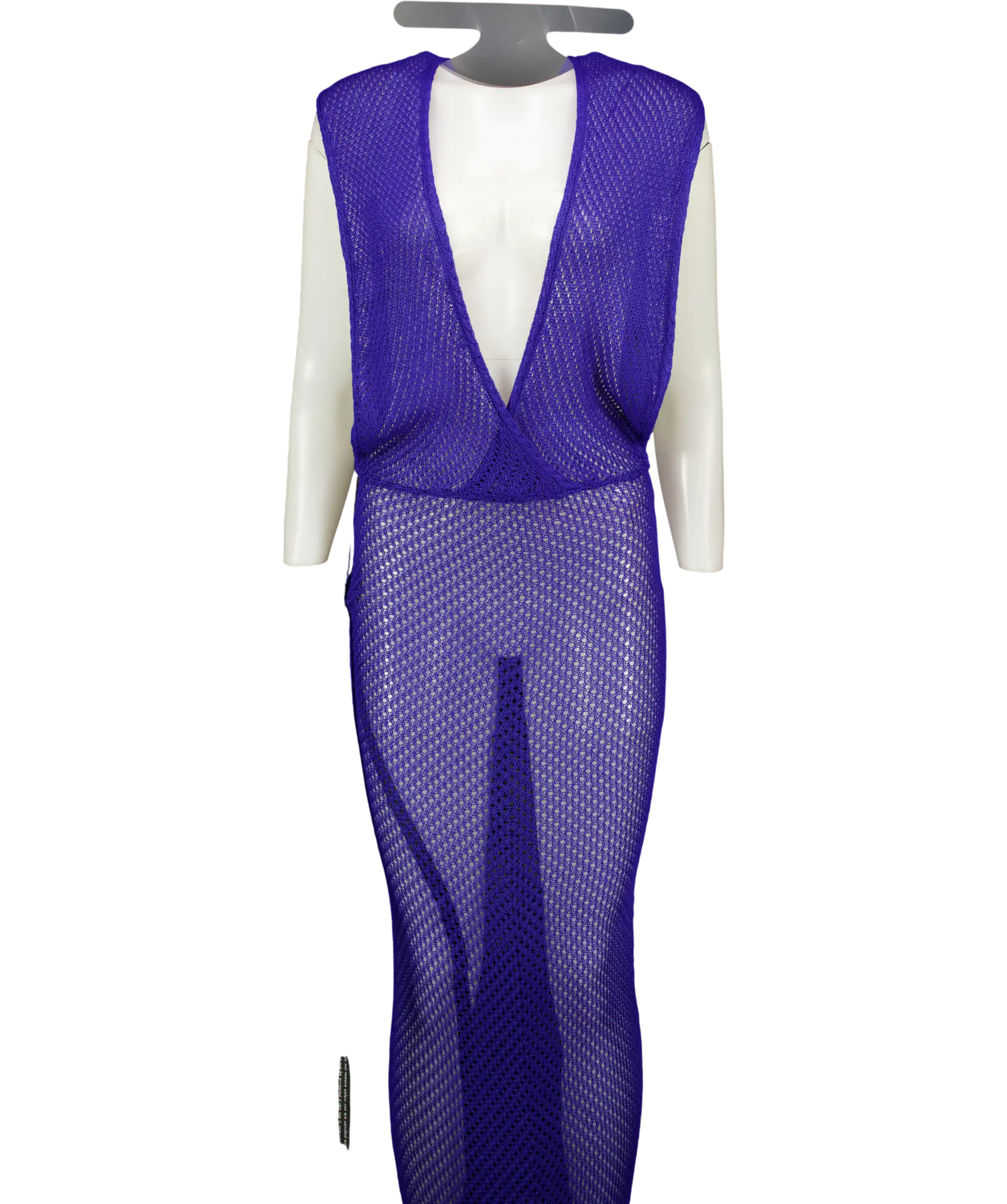 MURCI Blue Cassis Maxi Dress UK 6