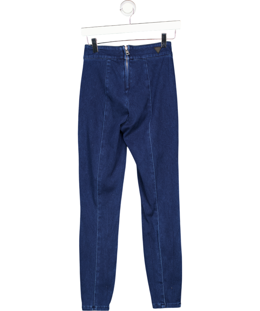 GUESS Blue Logo Belted 1981 Denim Leggings W27