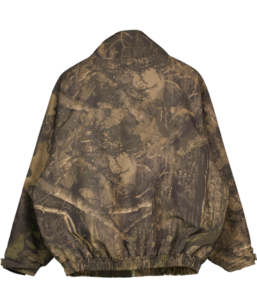 Sisters & Seekers Green Camo Oversize Zip Jacket UK S